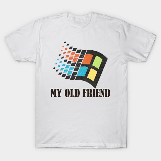 My Old Friend Windows 95 T-Shirt by ahmadist